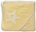 Froté ručník - Scarlett hvězda s kapucí - žlutá